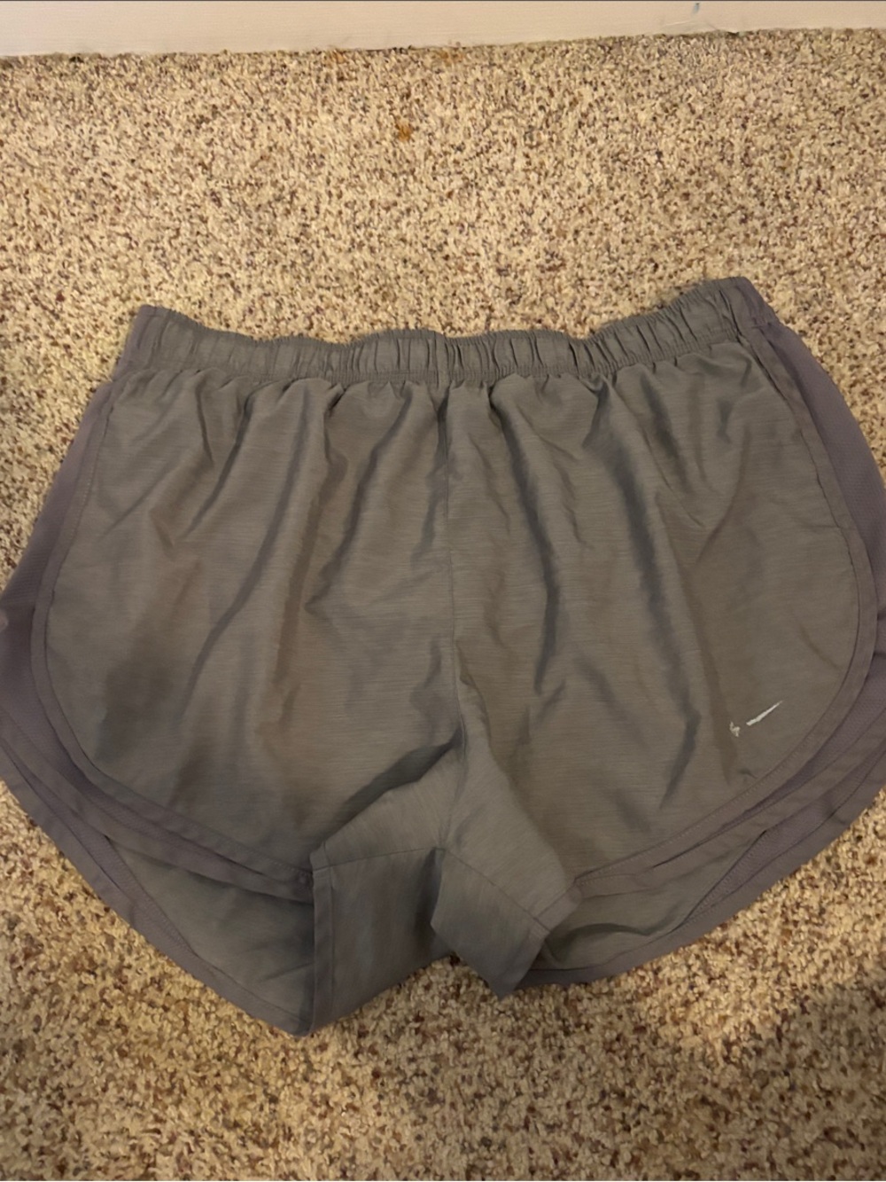 Nike Women's Slate Gray Athletic Running Shorts